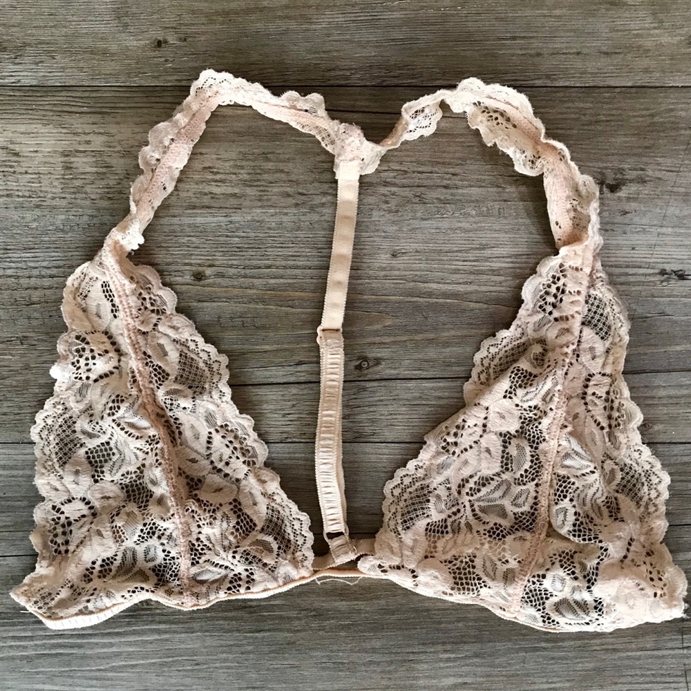 NWOT Signature8 Unlined Nude Peach Bralette